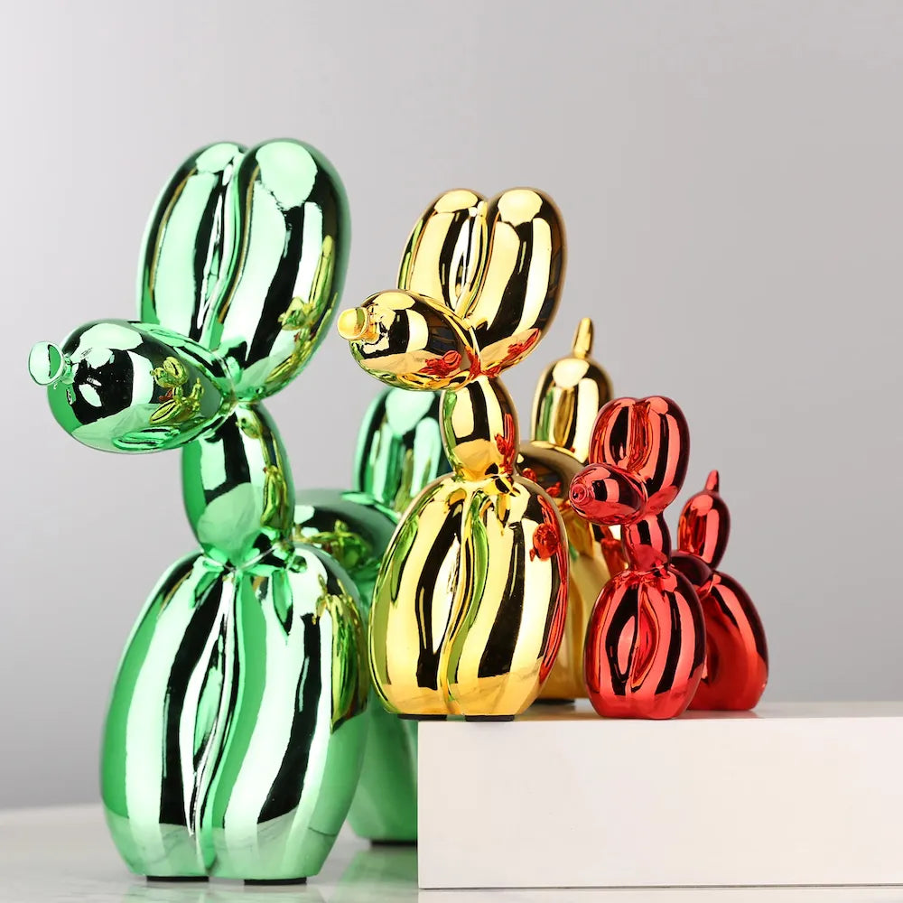 Mini Ceramic Balloon Dog Statue - SAGE&GILL