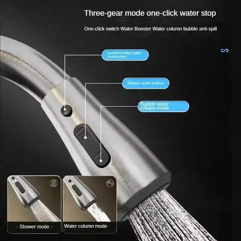 Stainless Steel Pull-Out Faucet - SAGE&GILL