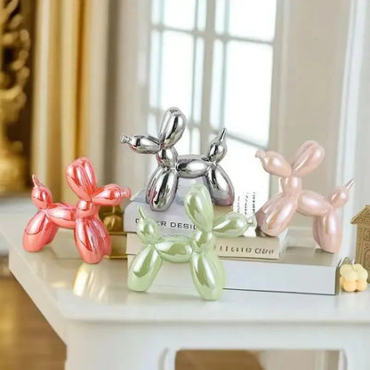 Mini Ceramic Balloon Dog Statue - SAGE&GILL