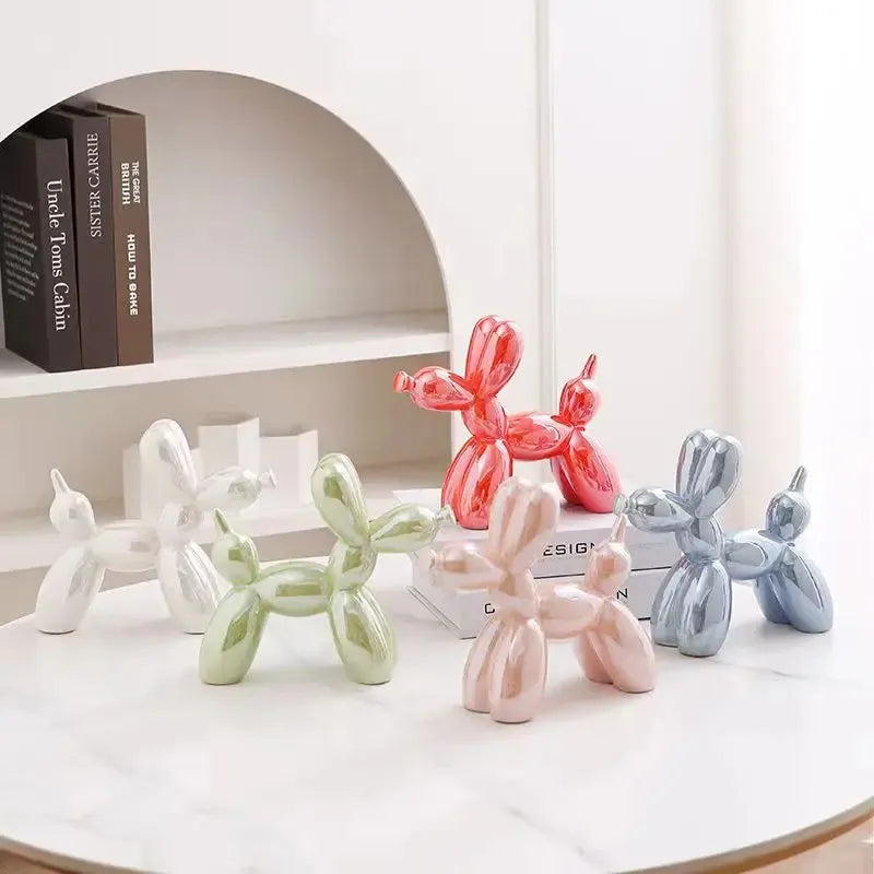 Mini Ceramic Balloon Dog Statue - SAGE&GILL